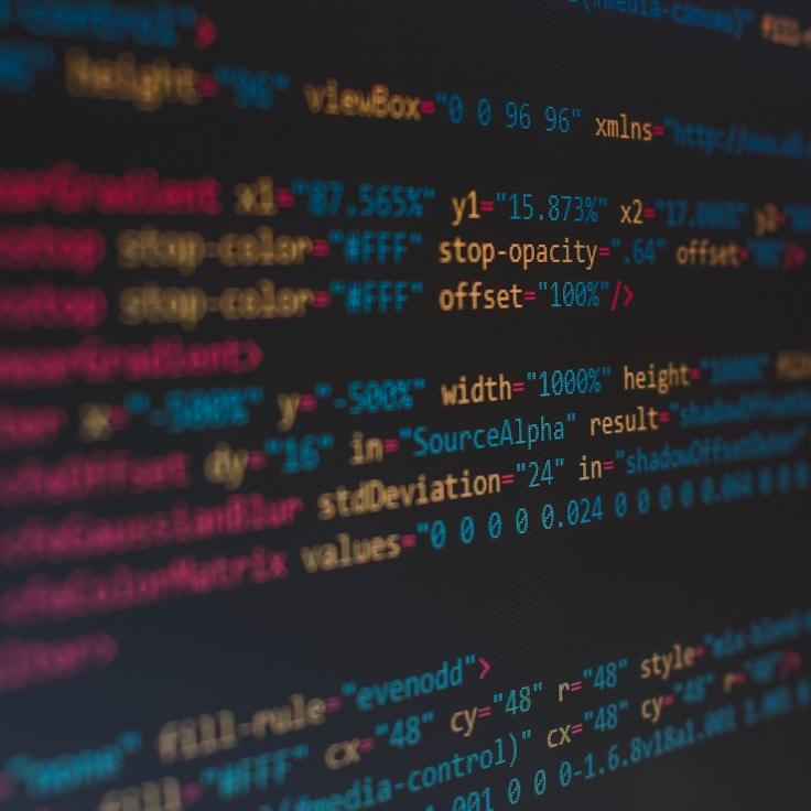 Mobile app project planning workspace with devices and development tools